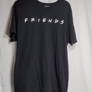 FRIENDS Black Short Sleeve Tee